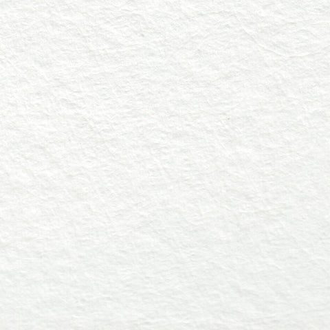 A closeup of white deckle edge hand made paper